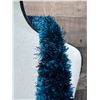 Image 5 : Dark Blue Lei w/ Kukui Nuts & Tie Closure Circa 1970's, 18"L