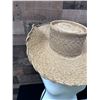 Image 3 : Antique Woven Paniolo Hat Circa 1900's w/ Adjustable String