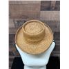 Image 2 : Antique Lauhala Handwoven Hat Circa 1900's Woman's or Childs (Rare)