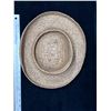 Image 9 : Antique Lauhala Handwoven Hat Circa 1900's Woman's or Childs (Rare)