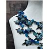 Image 2 : Vintage 3-Strand Necklace of Lacquered Carved Coconut in Honu Turtle Shapes 22"L