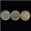 Image 1 : 1943 Australia 3 Pence Set of 3 All Mintmarks High Grade (COI-6808)