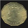 Image 1 : 1964 Fiji 3 Pence Elizabeth BU MS63+ (COI-7002)