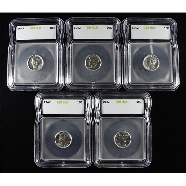 (5) 1942 MERCURY DIMES ICG GLO GENUINE