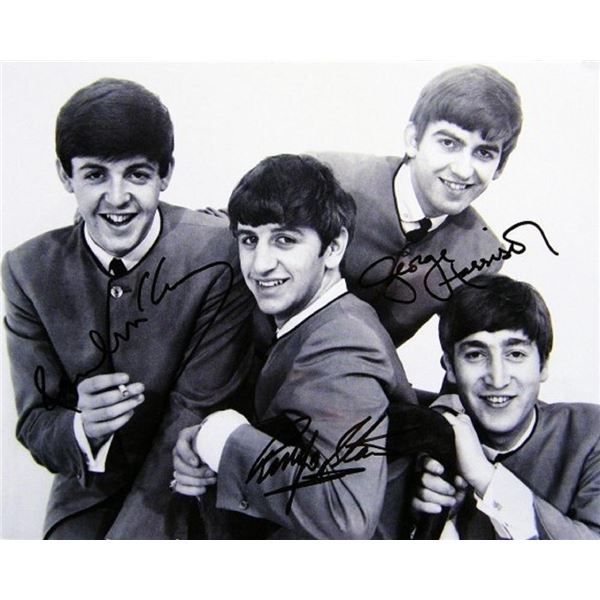 The Beatles signed photo