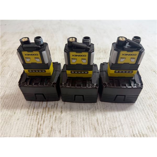 (3) Cognex #820-20245-006, 820-20843-001, 822-08100-214-20, IS2802C-SA/ #826-20183-001