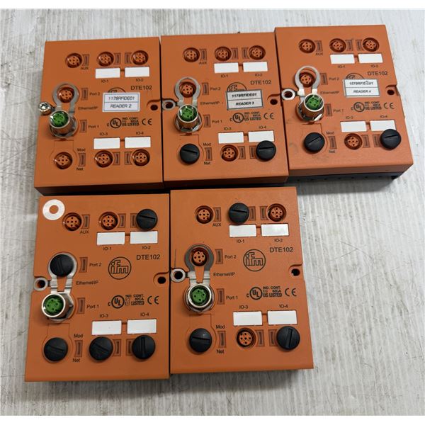 Lot of (5) Ifm #DTE102