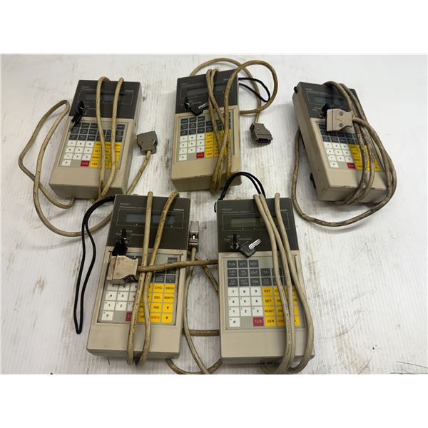 (5) Omron #CQM1-PRO01-E Programming Console Units
