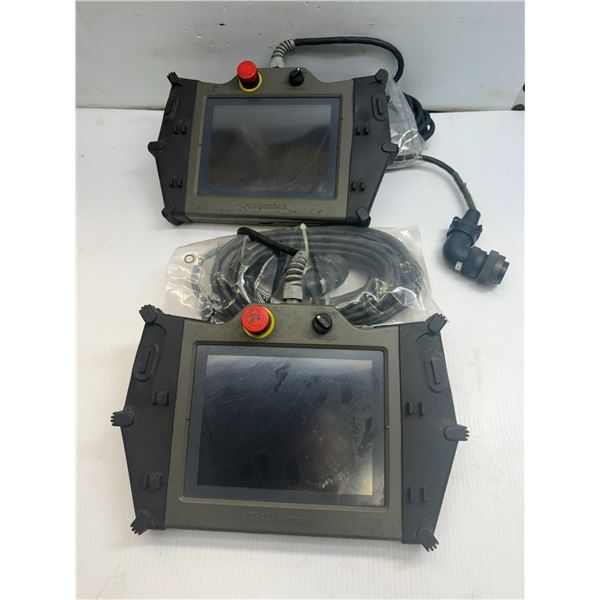 (2) Kawasaki #50817-1220R05 Control Pendant (one does not have a tag)