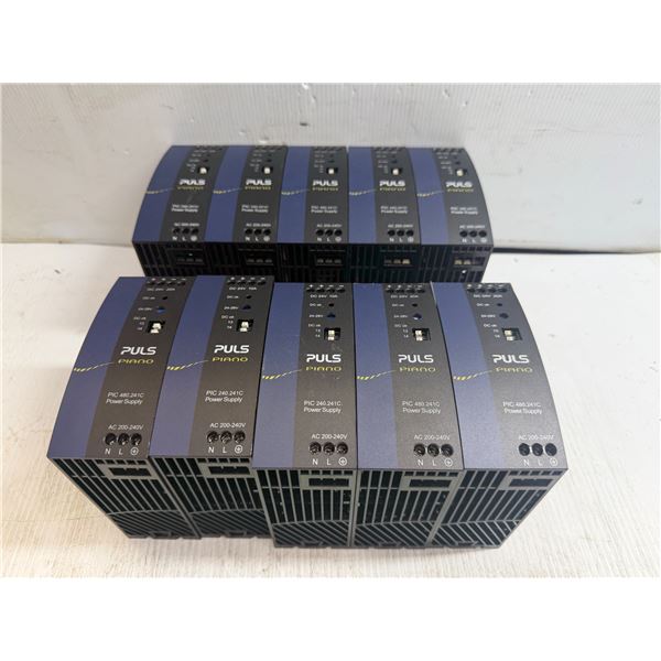 Lot of (10) Puls #PIC480.241C (QYT 4)  & #PIC240.241C (QTY 6) Power Supplies
