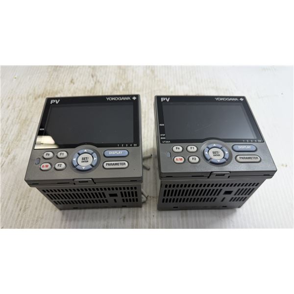 (2) Yokogawa #UT35A / #UT35A-201-11-00 Digital Indicating Controller