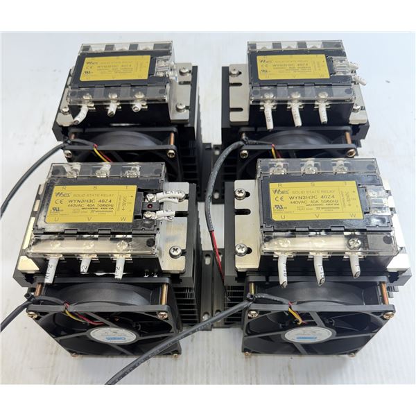 (4) Wyes #WYN3H3C 40Z4 Solid State Relays