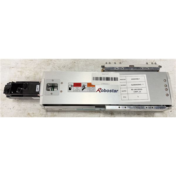Robostar #RS-140-Z05SS-ST130 Actuator w/Mitsubishi Motor #HG-KR43B Gear Ration: 5 RPM: 3000