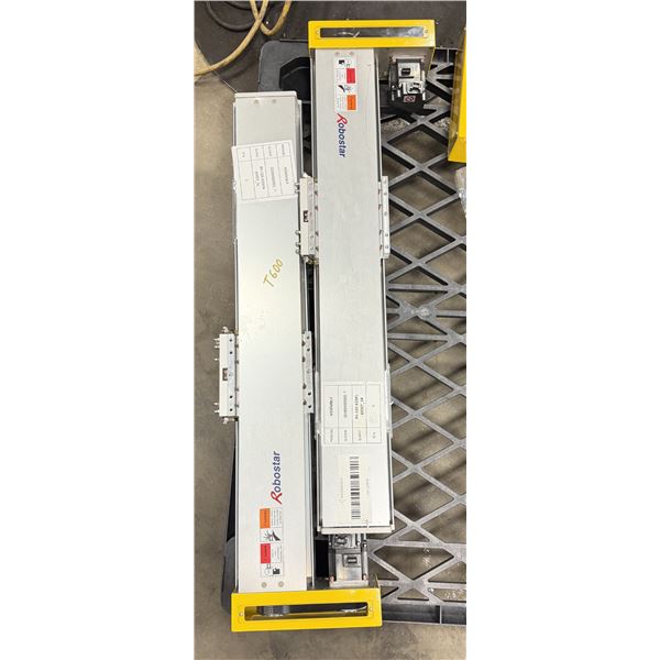 (2) Robostar #RS-120-X20PL-ST600 Actuator w/Mitsubishi Motor #HG-KR23 Gear Ration: 20 RPM: 3000