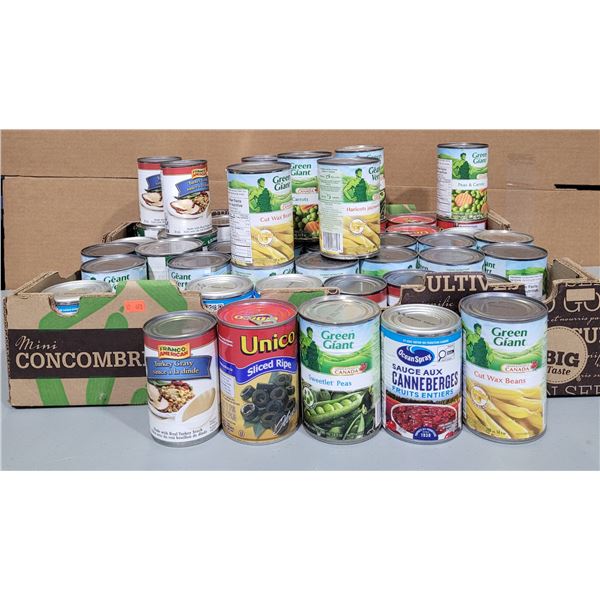 Lot of Assorted Canned Goods