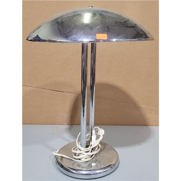Chrome Mushroom Lamp