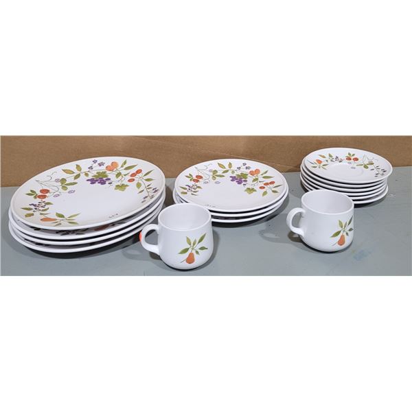 Lot of Noritake "Berries 'N Such" Dishes Made in Japan