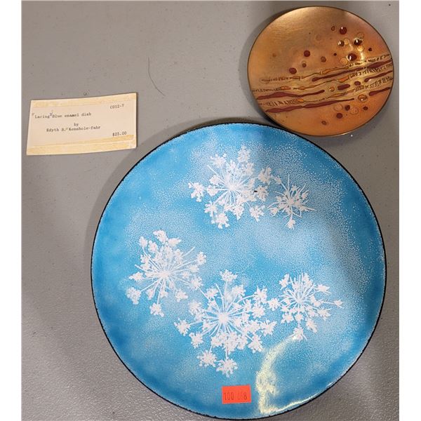 2 Metal Art Plates