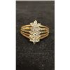 Image 1 : APPROX 14K LADIES RING SET WITH DIAMONDS (.02-.04CT, 3.6G)