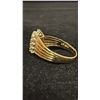 Image 2 : APPROX 14K LADIES RING SET WITH DIAMONDS (.02-.04CT, 3.6G)