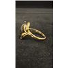 Image 2 : APPROX 14K LADIES RING SET WITH BLACK WOOD (3.9G)