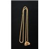 Image 1 : APPROX 14K CHAIN (30") WITH APPROX 10K PENDANT (11G)