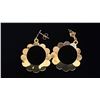 Image 2 : PAIR APPROX 14K EARRINGS (2.3G)
