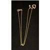 Image 1 : APPROX 10K CHAIN (17") WITH APPROX 14K HEART PENDANT SET WITH DIAMONDS (.015CT) & APPROX 14K CLAW...