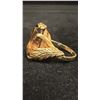 Image 2 : APPROX 10K LADIES RING SET WITH SMOKY QUARTZ (6.8G)