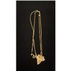 Image 1 : APPROX 10K CHAIN (20") WITH APPROX 10K FLORAL PENDANT (3.9G)