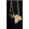 Image 2 : APPROX 10K CHAIN (20") WITH APPROX 10K FLORAL PENDANT (3.9G)