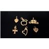 Image 1 : SIX APPROX 10K+ CHARMS (3.3G)