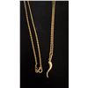 Image 2 : APPROX 9K CHAIN (28") WITH APPROX 10K LUCKY HORN PENDANT (6.2G)