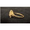 Image 2 : APPROX 10K LADIES RING SET WITH DIAMONDS (.12CT, 3.1G)