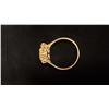 Image 3 : APPROX 10K LADIES RING SET WITH DIAMONDS (.12CT, 3.1G)