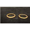 Image 1 : TWO APPROX 18K LADIES WEDDING RINGS (7.2G)