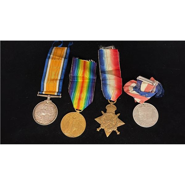 WWI CANADA MILITARY SERVICE MEDALS