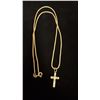 Image 1 : SILVER CHAIN WITH SILVER CROSS PENDANT