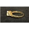 Image 2 : APPROX 10K LADIES RING SET WITH OPAL AND DIAMONDS (2.4G)