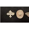 Image 2 : FOUR SILVER LADIES RINGS (ONE SET WITH MOONSTONE, 11.3G)
