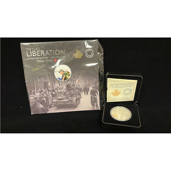 2020 CANADA SILVER DOLLAR COIN AND 2020 CANADA SILVER TEN DOLLAR COIN