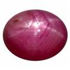 Image 1 : 6.20ct Genuine Oval Cabochon Red Star Ruby (GEM-22801)