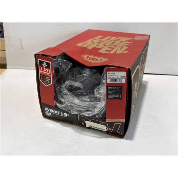 CASQUE DE VÉLO BELL AVENUE LED, TAILLE S/M, NOIR