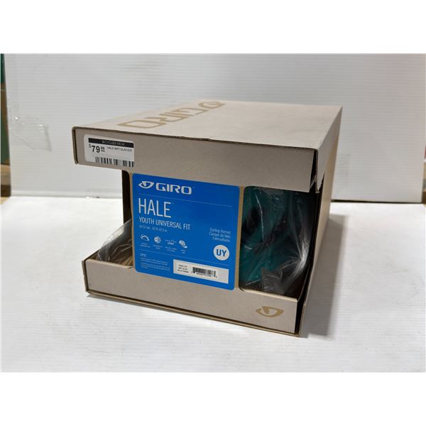 CASQUE DE VÉLO GIRO HALE, TAILLE UY, CYAN