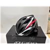 Image 2 : CASQUE DE VÉLO GIRO SAVANT, TAILLE S, NOIR-ROUGE AVEC BANDE BLANCHE