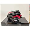 Image 4 : CASQUE DE VÉLO GIRO SAVANT, TAILLE S, NOIR-ROUGE AVEC BANDE BLANCHE