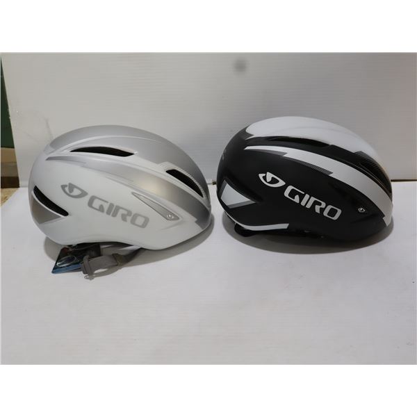 LOT DE 2 CASQUES DE VÉLO GIRO AIR ATTACK, TAILLE L, COULEURS ASSORTIES, SANS BOÎTE