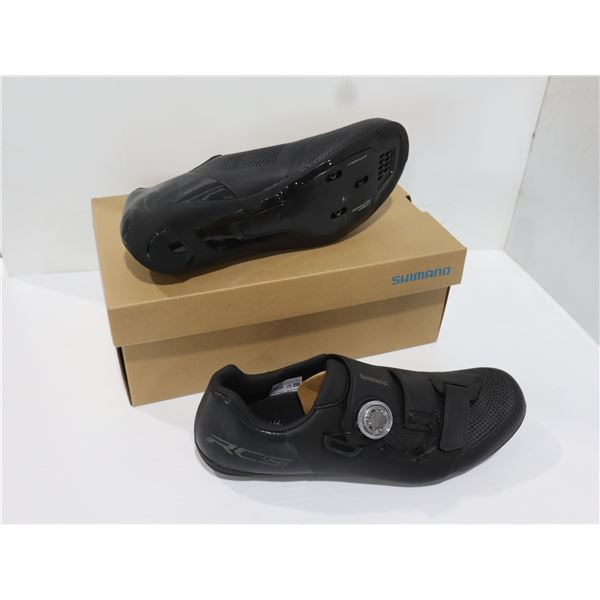 CHAUSSURES DE VÉLO DE ROUTE SHIMANO SH-RC502, TAILLE 47 EU, NOIR