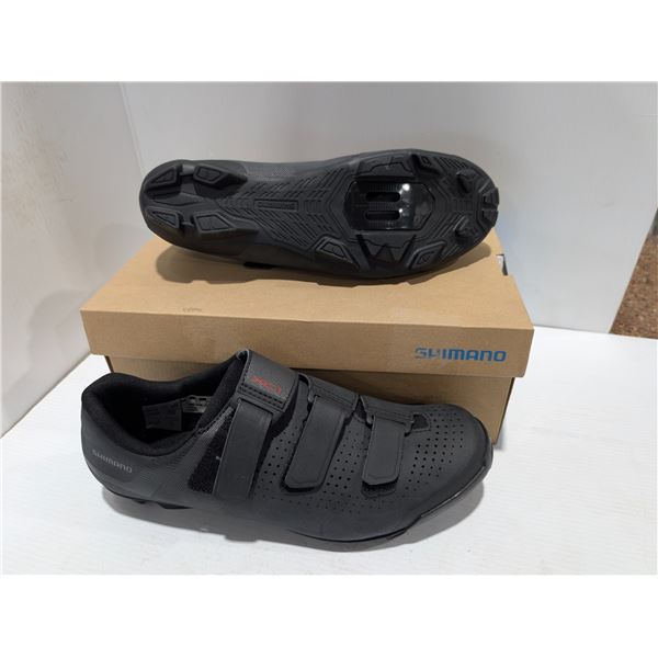 CHAUSSURES DE VÉLO DE VÉLO DE MONTAGNE SHIMANO SH-XC100, TAILLE 44 EU, NOIR