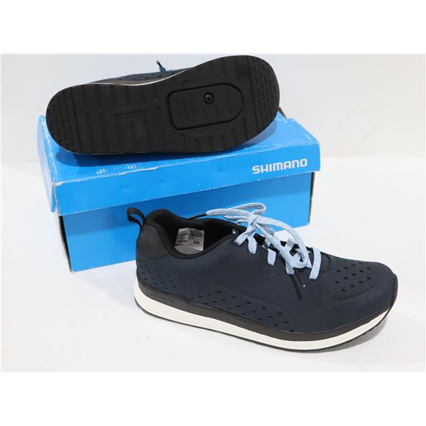 CHAUSSURES DE VÉLO FEMME SHIMANO SH-CT5W, TAILLE 38 EU, BLEU MARINE